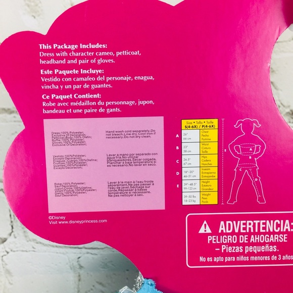 Disney Princess Cinderella Costume 4-6X - Picture 5 of 5